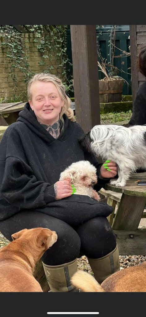 Leeann has been involved with Rushton for 16 years and now runs her own rescue but is always on hand to arrive at the drop of a hat to Freedom Farm to help with the dogs and is highly experienced with bull breeds and has taken many from us under her wing